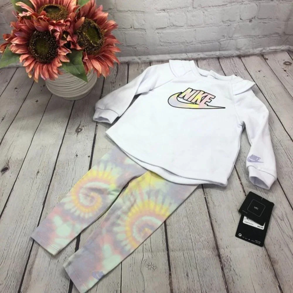 Nike 2pc jogger set 9M tie dye